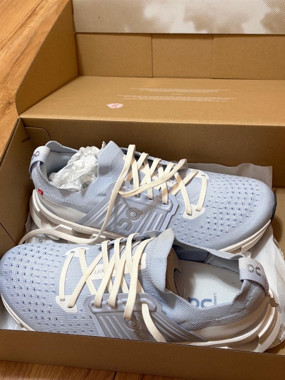 On Running Cloudswift Women’s Running Shoes in Light Blue
